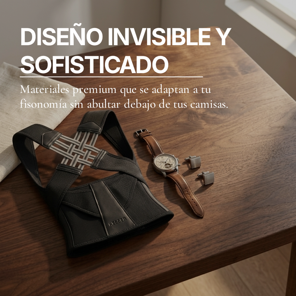 Corrector de Postura Invisible — Alivia Dolor de Espalda y Mejora tu Figura