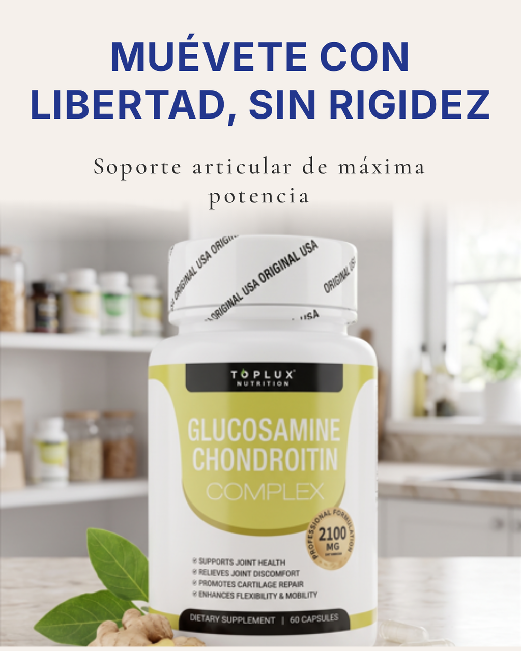 La Fórmula de Doble Acción que Lubrica y Reconstruye tus Articulaciones